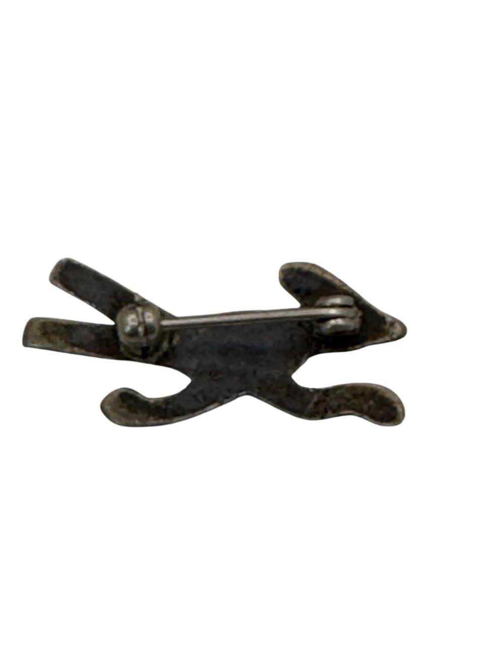 Sterling Silver Turquoise Roadrunner Pin Brooch Southwestern 3.31g Vintage 925 - Picture 4 of 8